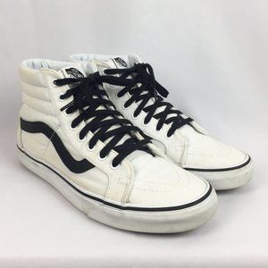 White Vans Sk8 Hi Pro Sneakers Size 10.5 Deadstock
